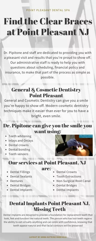 Find the Clear Braces at Point Pleasant NJ