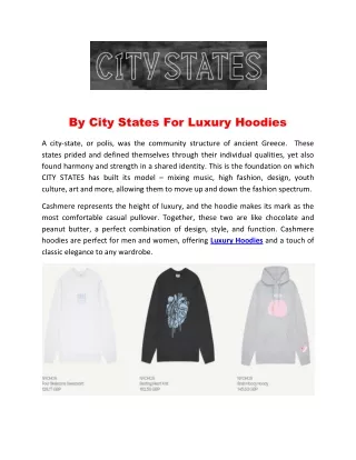 by city states for luxury hoodies