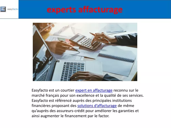 experts affacturage