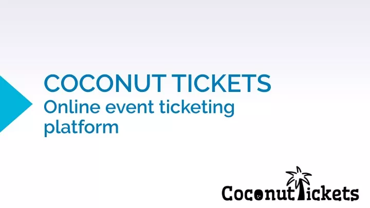 coconut tickets online event ticketing platform