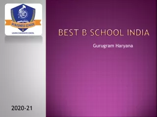 Best B School India