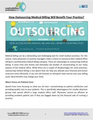 how outsourcing medical billing will benefit your
