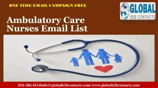 Ambulatory Care Nurses Email List