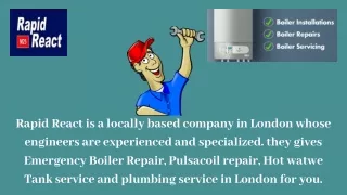 Emergency Boiler Repair Service in London - Rapid React LTD