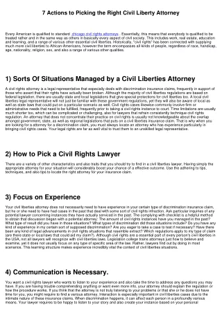 7 Steps to Choosing the Right Civil Rights Legal Representative