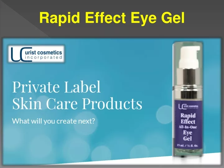 rapid effect eye gel