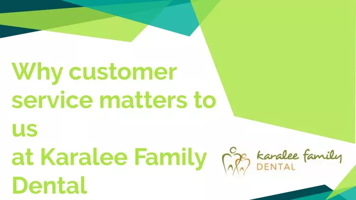why customer service matters to us at karalee