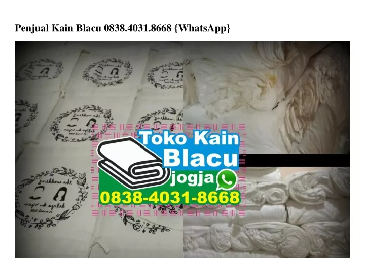 penjual kain blacu 0838 4031 8668 whatsapp