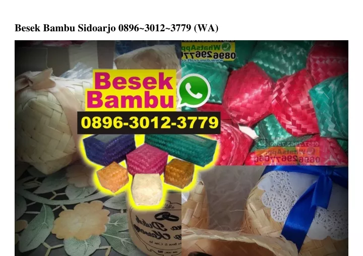 besek bambu sidoarjo 0896 3012 3779 wa