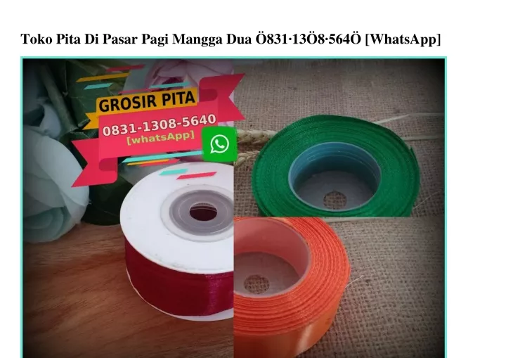 toko pita di pasar pagi mangga