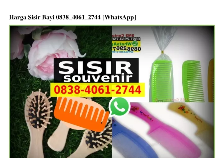 harga sisir bayi 0838 4061 2744 whatsapp