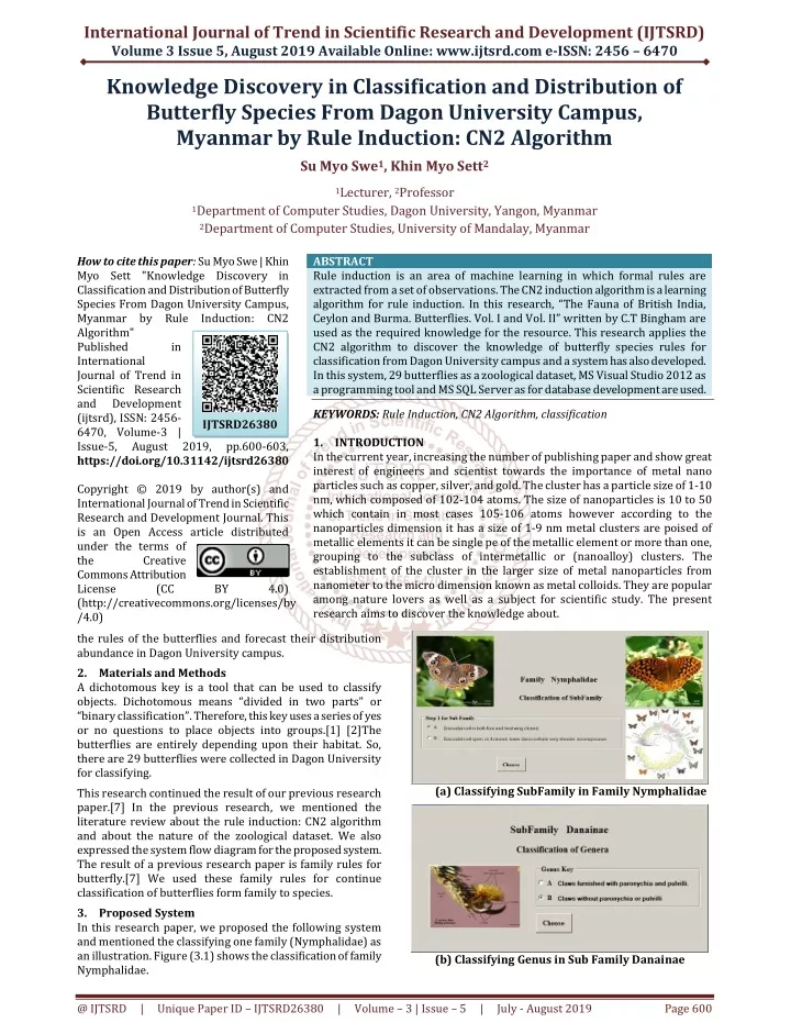 international journal of trend in scientific