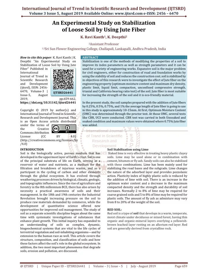 international journal of trend in scientific