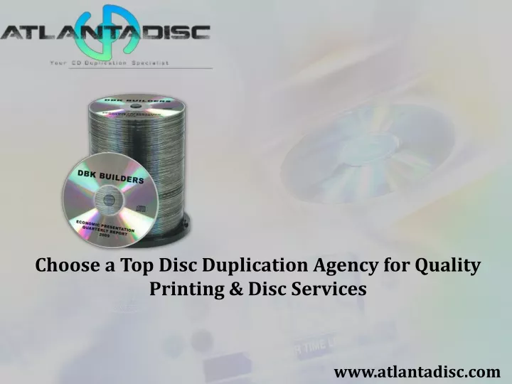choose a top disc duplication agency for quality