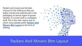 packers and movers btm layout