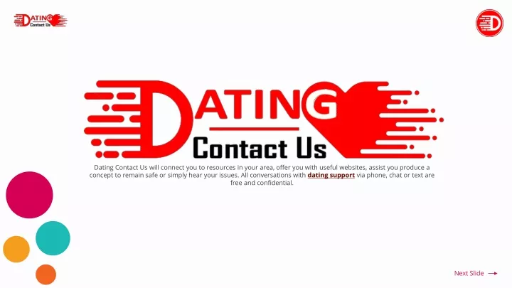 dating contact us will connect you to resources