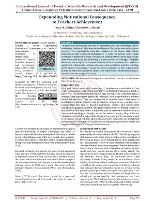 international journal of trend in scientific