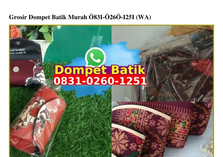 grosir dompet batik murah 83i 26 i25i wa