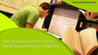 getting successful with o level social studies tuition in singapore