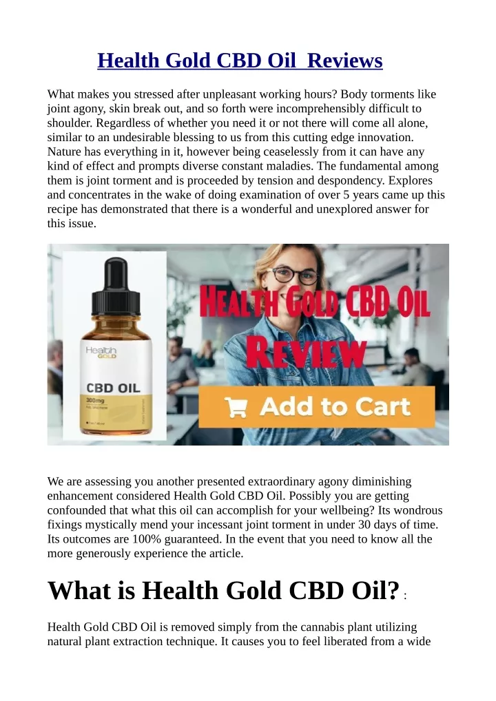 health gold cbd oil reviews