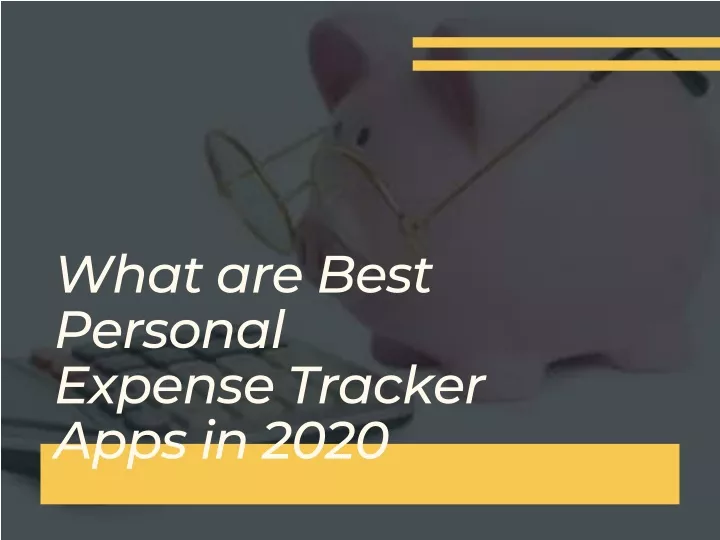 what are best personal expense tracker apps