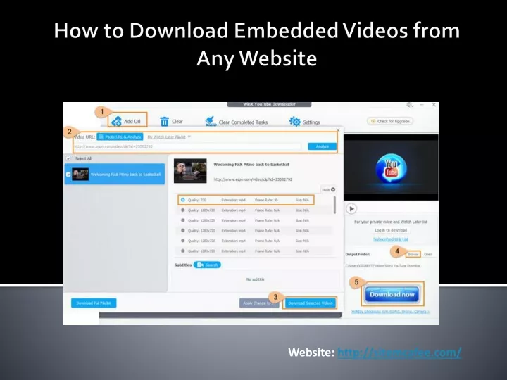 how to download embedded videos from any website