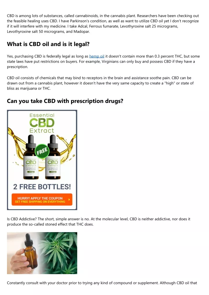 cbd is among lots of substances called