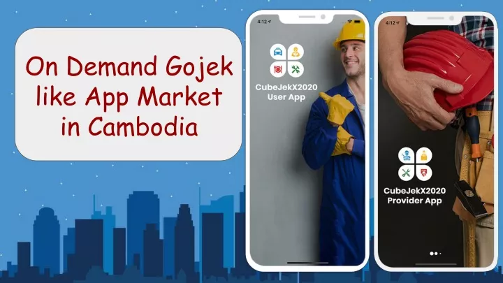 on demand gojek like app market in cambodia