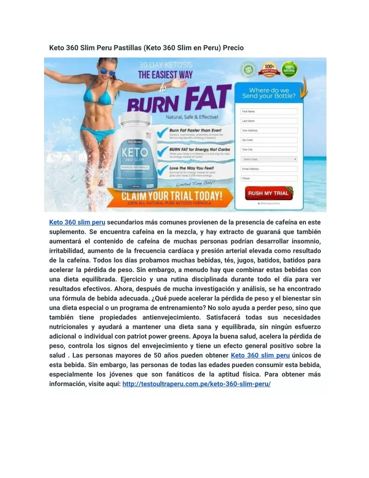 keto 360 slim peru pastillas keto 360 slim