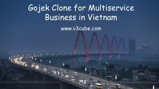 gojek clone for multiservice business in vietnam