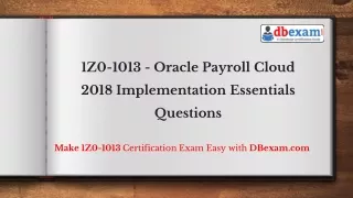 1z0 1013 oracle payroll cloud