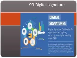 Digital Signature cirtificate
