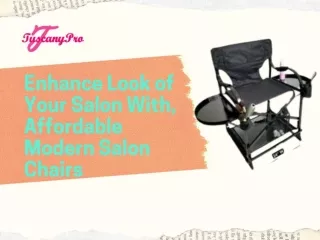 Enhance Look of Your Salon With, Affordable Modern Salon