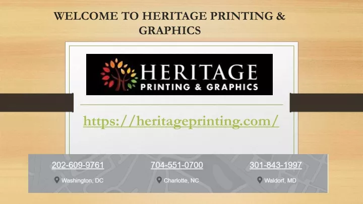 welcome to heritage printing graphics