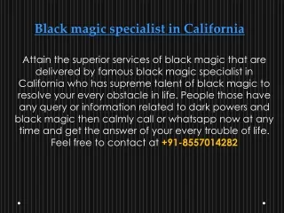 black magic specialist in california