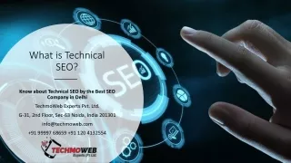 What is Technical SEO | SEO Company in Delhi |  91 99997 68659