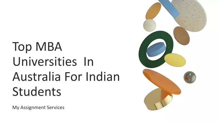 top mba universities in australia for indian