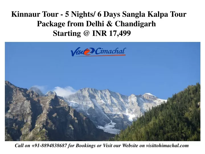 kinnaur tour 5 nights 6 days sangla kalpa tour
