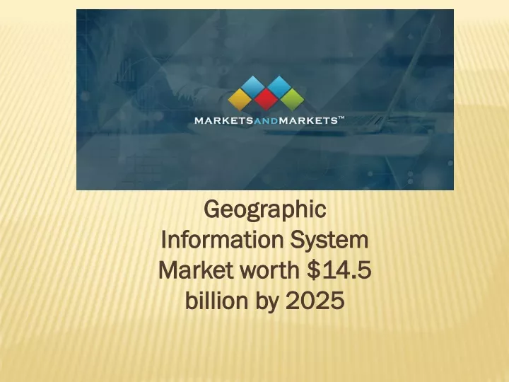 geographic information system market worth