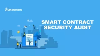 Smart Contract Security Audit Services