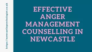Effective Anger Management Counselling in Newcastle