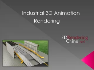 industrial 3d animation rendering