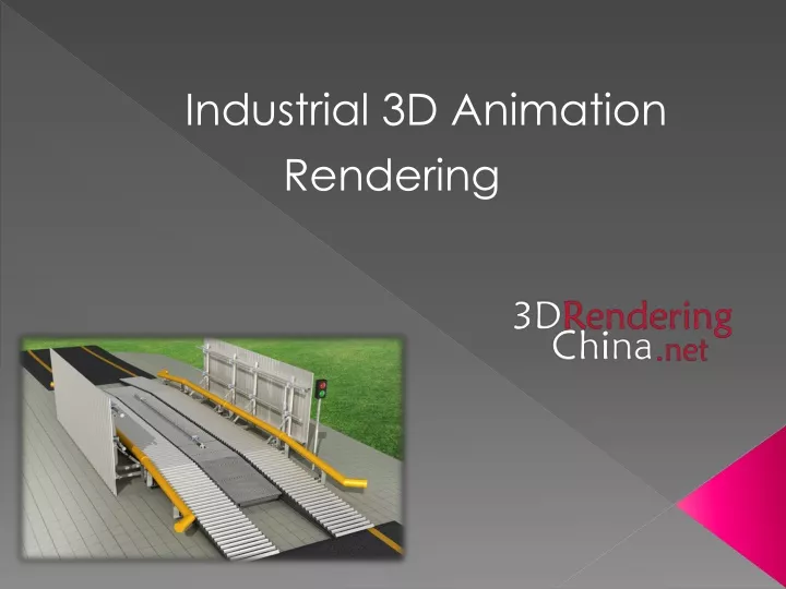 industrial 3d animation rendering