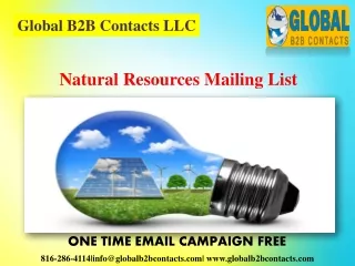 Natural Resources Mailing List