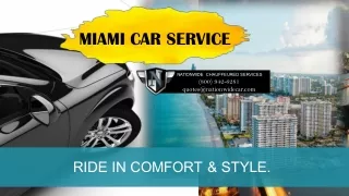 Car Service Miami