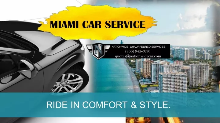 nationwide chauffeured services miami car service