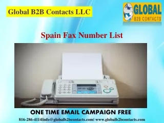 Spain Fax Number List