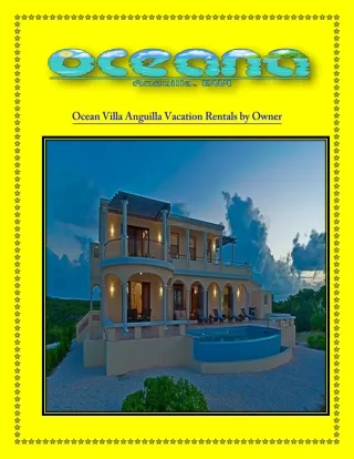 Ocean Villa Anguilla Vacation Rentals by Owner