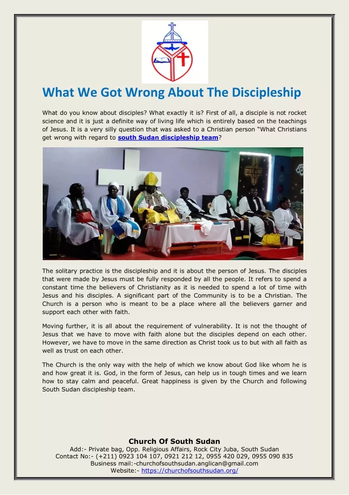 what we got wrong about the discipleship