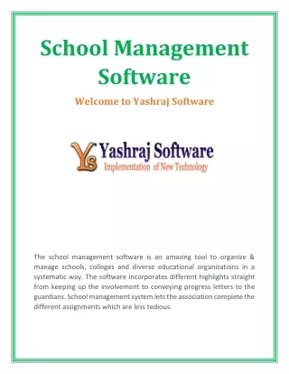 school management software